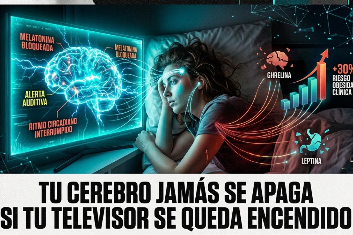 Tu cerebro jamás se apaga si tu televisor se queda encendido.